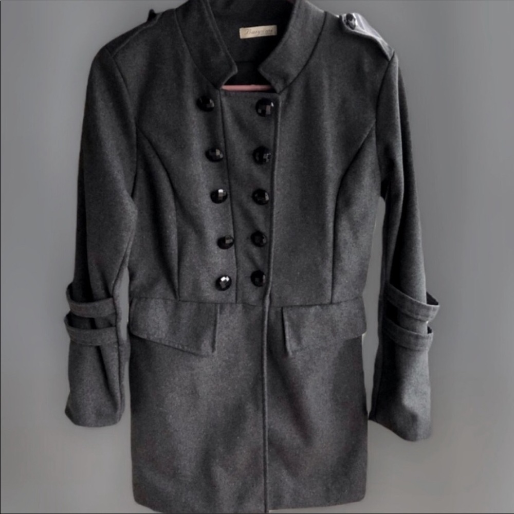 Double Breasted Military Style Coat - GUC!